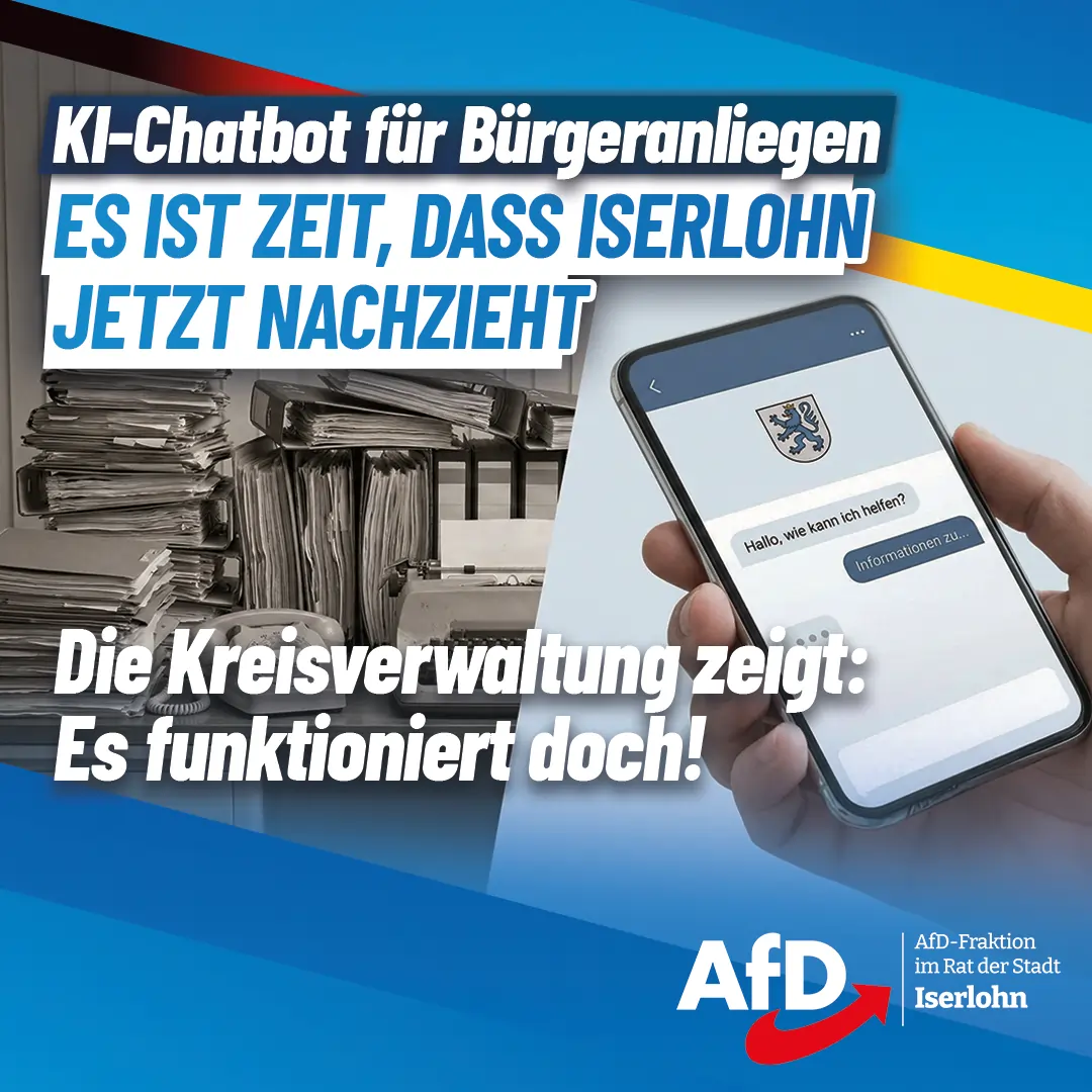 KI-Chatbot: Der Kreis macht es vor, wann zieht Iserlohn nach?